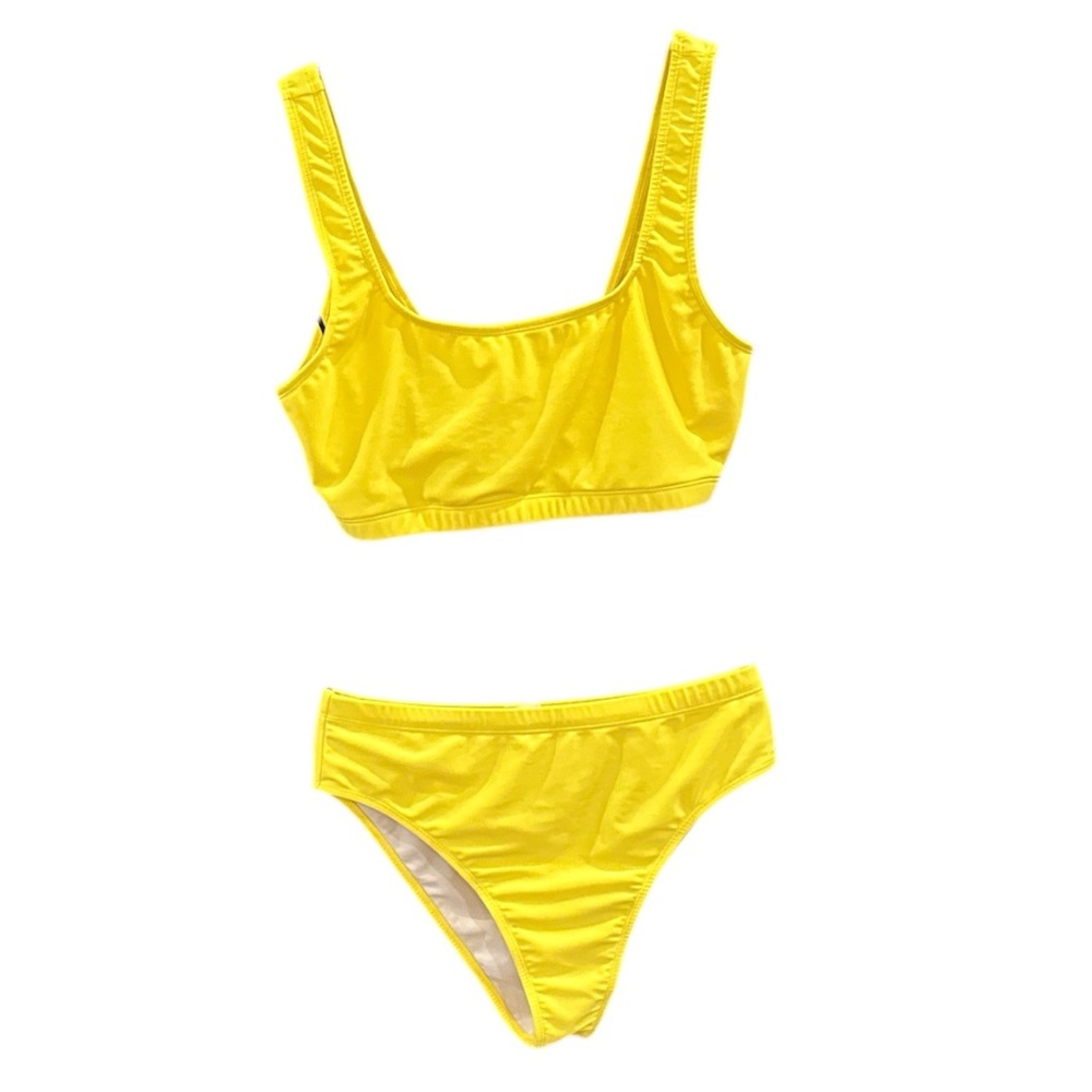 New bright Yellow Bikini Sz L